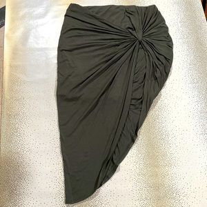 Great summer dark green skirt